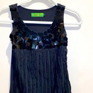 NEW Sequenced Black Dress